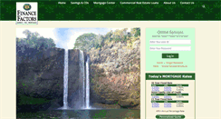 Desktop Screenshot of financefactors.com