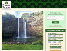 Tablet Screenshot of financefactors.com